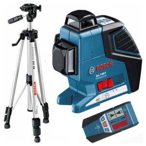Лазерный нивелир Bosch GLL 3-80 P + штатив + приемник